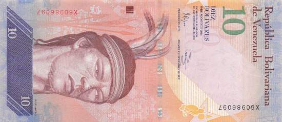 10 Bolivares 2014